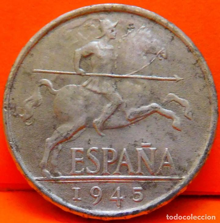 Monedas Franco: ESPA&Ntilde;A, 5 C&Eacute;NTIMOS, 1945. EBC+. (996) - Foto 1