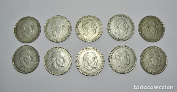 Monedas Franco: INTERESANTE LOTE DE 100 PESETAS DE FRANCO. PLATA. 1966 *66 *67 *68. Lote 248440805