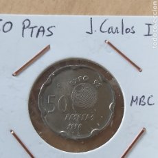 Monedas Franco: 50 PTAS. EXPO'92 SEVILLA 1990 MBC. Lote 251034365