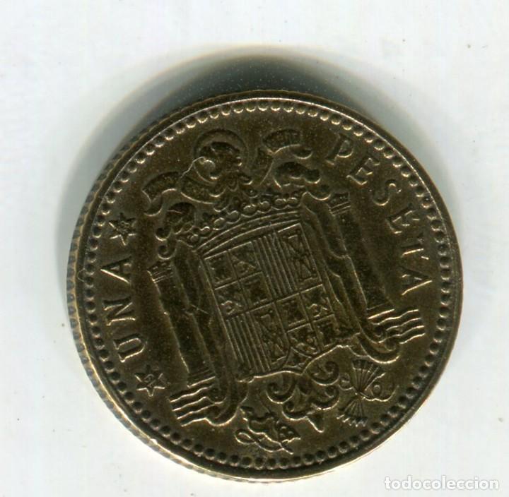 Monedas Franco: 1 (UNA) PESETA ESTADO ESPAÑOL AÑO 1947 *19 *48 - Foto 1 - 251599640