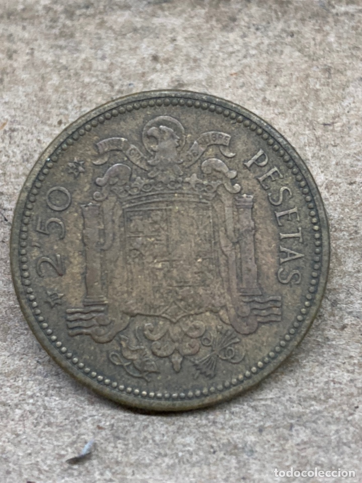 Monedas Franco: Moneda 2,5 pesetas 1953 - Foto 1