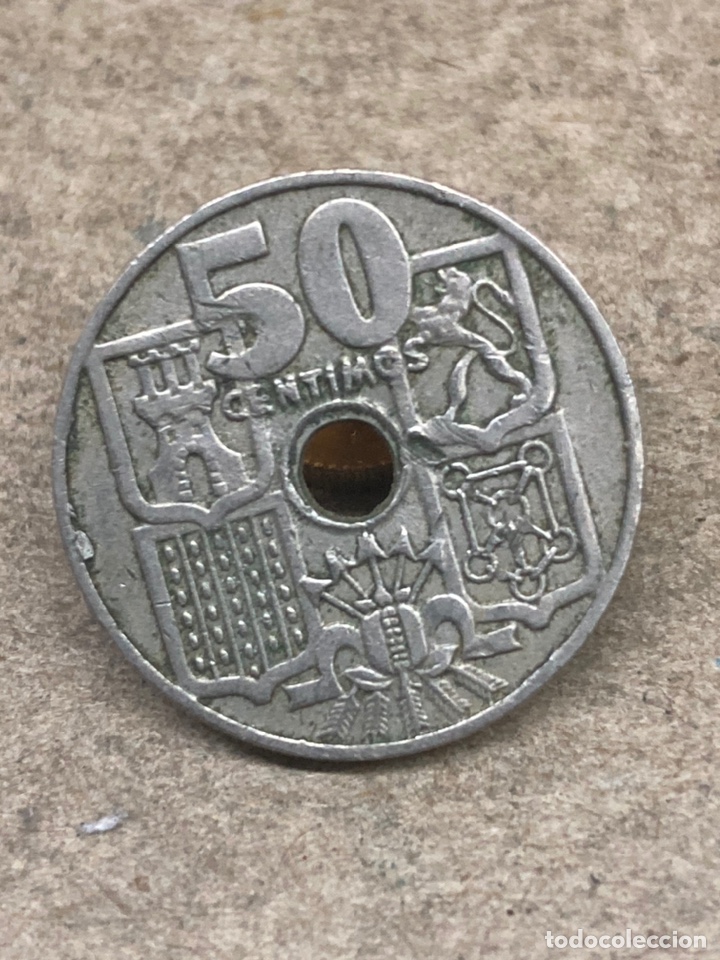 Monedas Franco: Moneda 50 c&eacute;ntimos 1949 - Foto 2