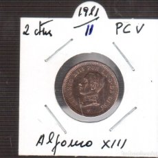 Monedas Franco: MONEDAS DE ESPAÑA ALFONSO XIII AÑO 1911/11 2 CTMOS LA QUE VES. Lote 252057195