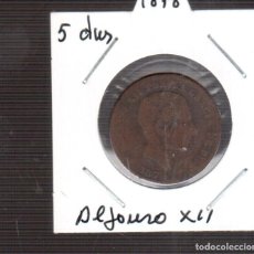 Monedas Franco: MONEDAS DE ESPAÑA ALFONSO XII AÑO 1878 5 CENTIMOS LA QUE VES. Lote 252058955