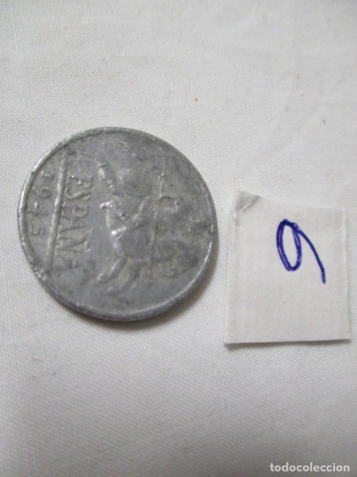 Monedas Franco: moneda de diez centimos espa&ntilde;a 1945 - Foto 1