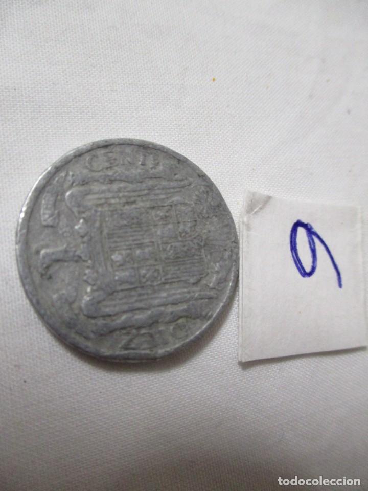 Monedas Franco: moneda de diez centimos espa&ntilde;a 1945 - Foto 2
