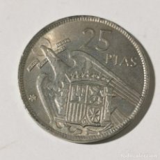 Monedas Franco: ANTIGUA MONEDA 25 PTAS - AÑO 1957 ESTRELLA 68 - FRANCISCO FRANCO - MUY BUEN ESTADO CONSERVACIÓN / 4