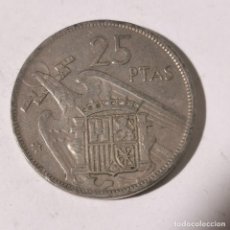 Monedas Franco: ANTIGUA MONEDA 25 PTAS - AÑO 1957 ESTRELLA 68 - FRANCISCO FRANCO - MUY BUEN ESTADO CONSERVACIÓN / 14