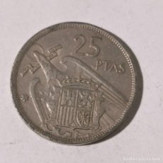 Monedas Franco: ANTIGUA MONEDA 25 PTAS - AÑO 1957 ESTRELLA 70 - FRANCISCO FRANCO - MUY BUEN ESTADO CONSERVACIÓN / 22