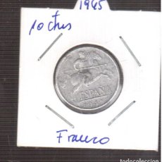 Monedas Franco: MONEDAS DE ESPAÑA FRANCO 10 CENTIMOS DE 1945 LA QUE VES. Lote 253335165
