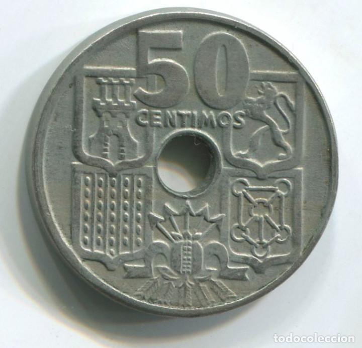 Monedas Franco: Espa&ntilde;a, 50 c&eacute;ntimos de 1949 *56 - Foto 1