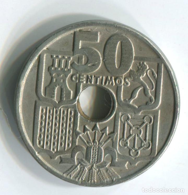 Monedas Franco: Espa&ntilde;a, 50 c&eacute;ntimos de 1949 *56 - Foto 1