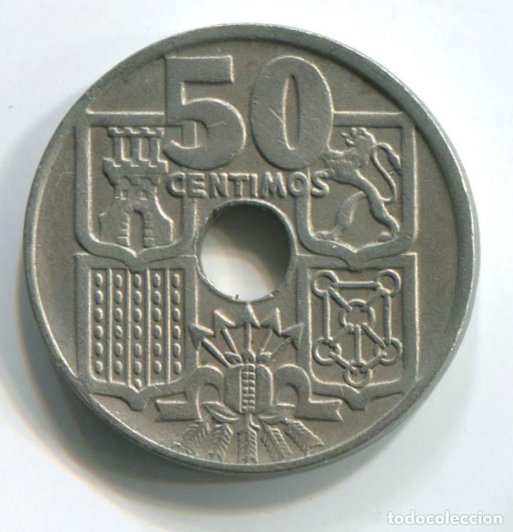Monedas Franco: Espa&ntilde;a, 50 c&eacute;ntimos de 1949 *56 - Foto 1