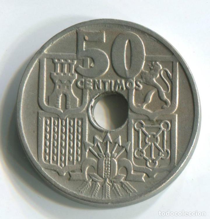 Monedas Franco: Espa&ntilde;a, 50 c&eacute;ntimos de 1949 *56 - Foto 1
