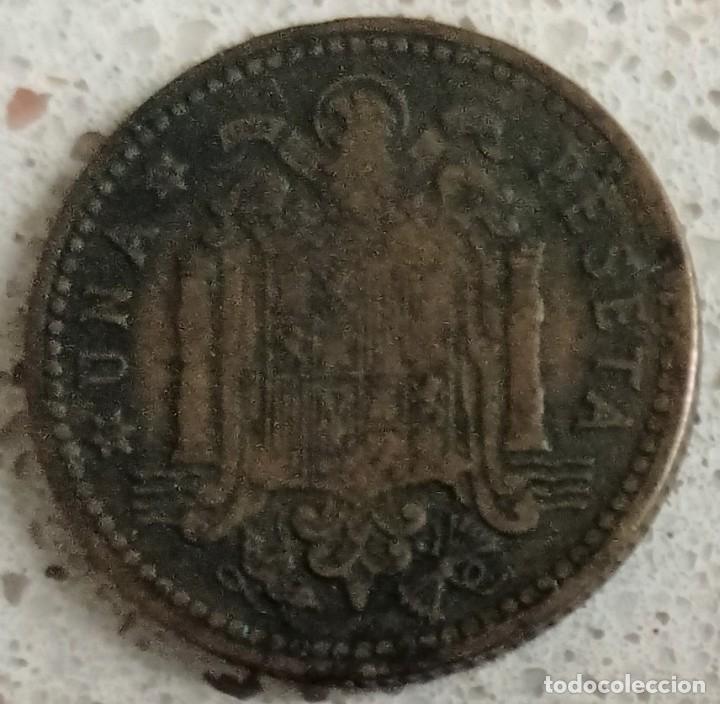 Monedas Franco: MONEDA DE 1 PTA. DE 1947. ESTRELLA CON 54 - Foto 1