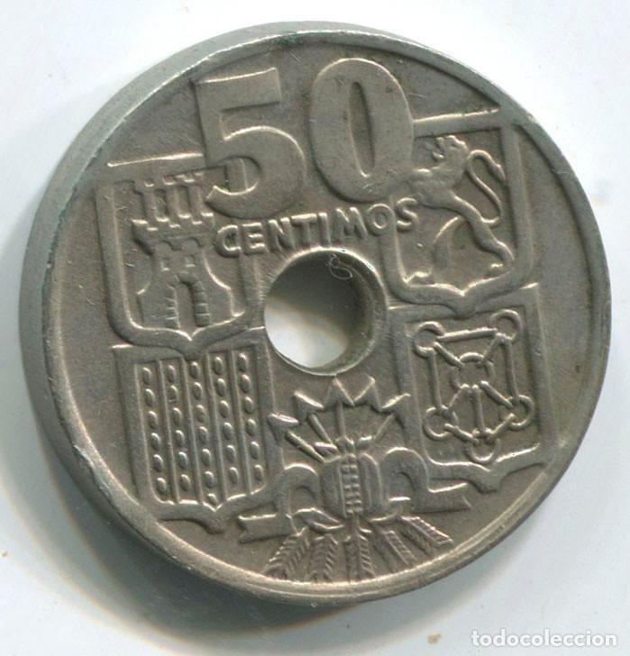 Monedas Franco: Espa&ntilde;a, 50 c&eacute;ntimos de 1949, *54 - Foto 1