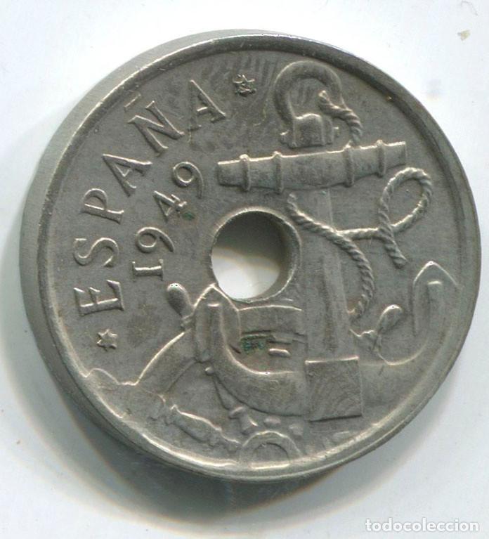 Monedas Franco: Espa&ntilde;a, 50 c&eacute;ntimos de 1949, *54 - Foto 2