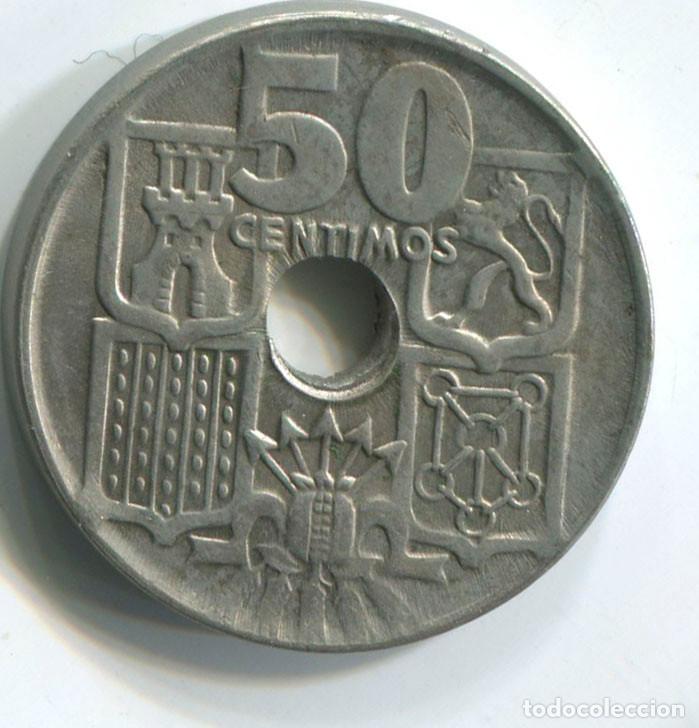 Monedas Franco: Espa&ntilde;a, 50 c&eacute;ntimos de 1949, *54 - Foto 1