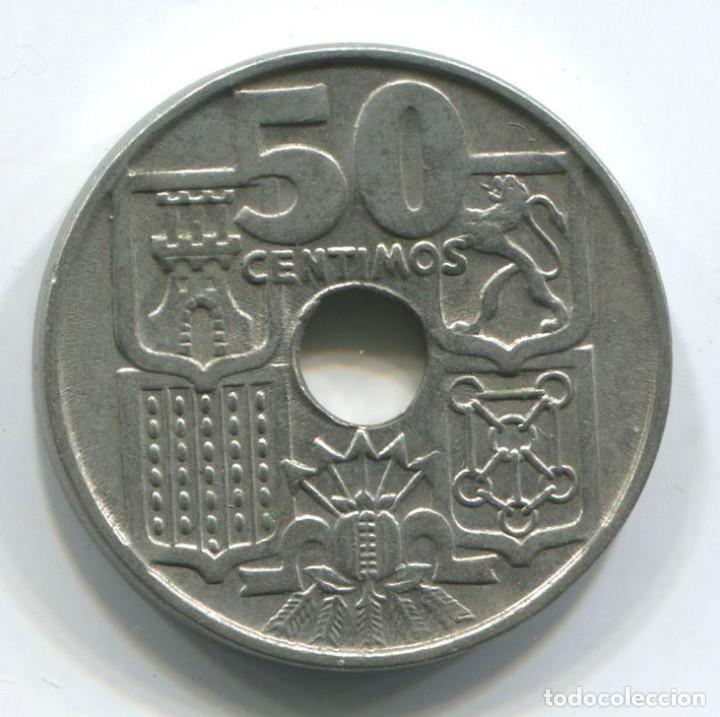 Monedas Franco: Espa&ntilde;a, 50 c&eacute;ntimos de 1949, *54 - Foto 1