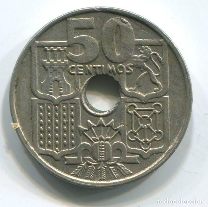 Monedas Franco: Espa&ntilde;a, 50 c&eacute;ntimos de 1949, *54 - Foto 1