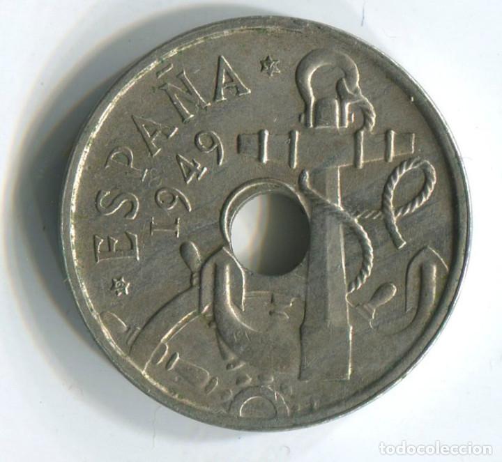 Monedas Franco: Espa&ntilde;a, 50 c&eacute;ntimos de 1949, *54 - Foto 2