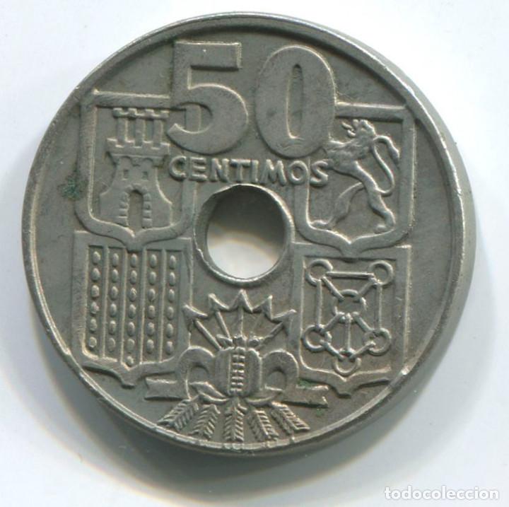 Monedas Franco: Espa&ntilde;a, 50 c&eacute;ntimos de 1949, *56 - Foto 1