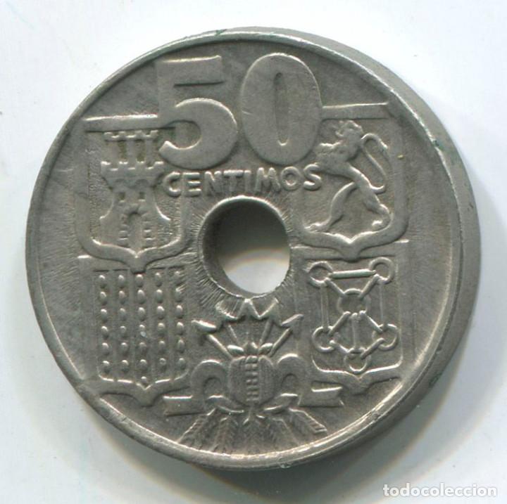 Monedas Franco: Espa&ntilde;a, 50 c&eacute;ntimos de 1949, *54 - Foto 1