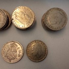 Monedas Franco: LOTE DE 25 MONEDAS. JUAN CARLOS I REY DE ESPAÑA. CINCO PESETAS.