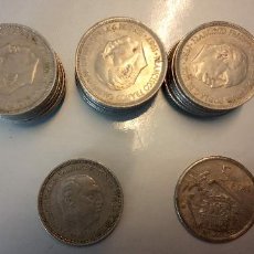 Monedas Franco: LOTE DE 25 MONEDAS. FRANCISCO FRANCO CAUDILLO. CINCO PESETAS.