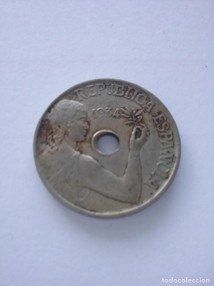 Monedas Franco: Moneda 25 cts. A&ntilde;o 1934 (447) - Foto 1