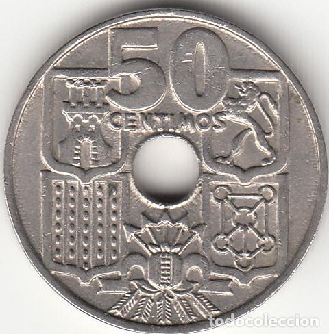 Monedas Franco: FRANCO: 50 CENTIMOS 1963 * 19-65 - Foto 2