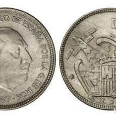 Monedas Franco: ESPAÑA: 5 PESETAS FRANCO 1957 ESTRELLA 71 S/C (AÑO 1971)
