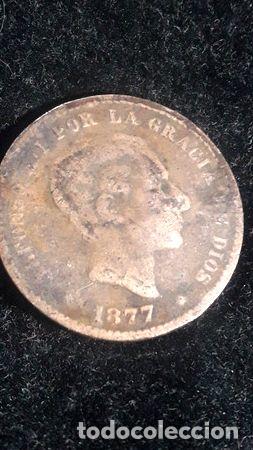 Monedas Franco: moneda espana 5 centimos 1877 ref p710 - Foto 1