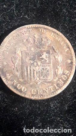 Monedas Franco: moneda espana 5 centimos 1878 ref p711 - Foto 1