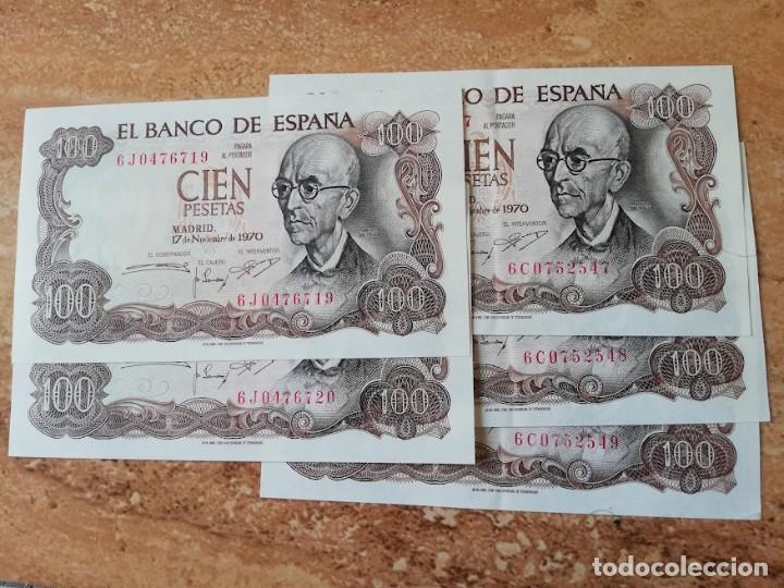 Monedas Franco: Lote 100 pesetas Manuel de Falla - Foto 1