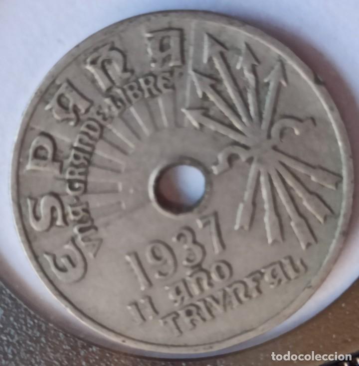 Monedas Franco: 25 c&eacute;ntimos 1937 BC - Foto 1