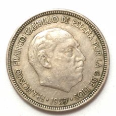 Monedas Franco: 5 PESETAS DE 1957 ESTRELLA DEL 62.. Lote 278615793