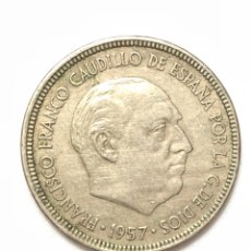 Monedas Franco: 5 PESETAS DE 1957 ESTRELLA DEL 62.. Lote 278615948