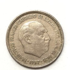 Monedas Franco: 5 PESETAS DE 1957 ESTRELLA DEL 62.. Lote 278616148
