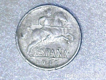 Monedas Franco: moneda espana 5 centimos 1945 km 765 - Foto 1
