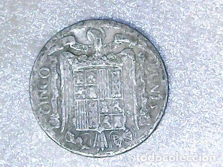 Monedas Franco: moneda espana 5 centimos 1940 km 765 - Foto 1