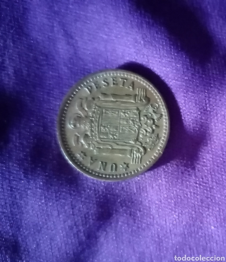 Monedas Franco: 1966 Moneda de Espa&ntilde;a 1 peseta - Foto 1