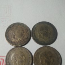 Monedas Franco: LOTE 4 MONEDAS 1 PESETA 1963. Lote 278970033