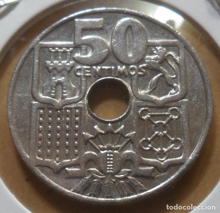 Monedas Franco: ESPA&Ntilde;A - 50 CENTIMOS - 1949 * 62 - Foto 2