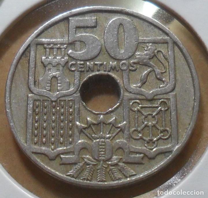 Monedas Franco: ESPA&Ntilde;A - 50 CENTIMOS - 1949 * 52 - Foto 2