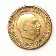 Monedas Franco: 1 PESETA DE 1947 ESTRELLA 52.