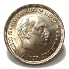 Monnaies Franco: 5 PESETAS DE 1957 *71. SIN CIRCULAR. ESTADO ESPAÑOL.. Lote 280798103