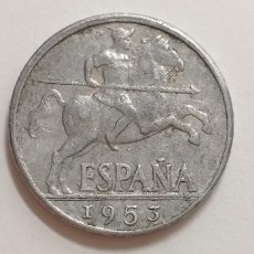 Monedas Franco: MONEDA 10 CÉNTIMOS. DIEZ CÉNTIMOS. ESTADO ESPAÑOL. AÑO 1953. JINETE IBÉRICO. Lote 282554633
