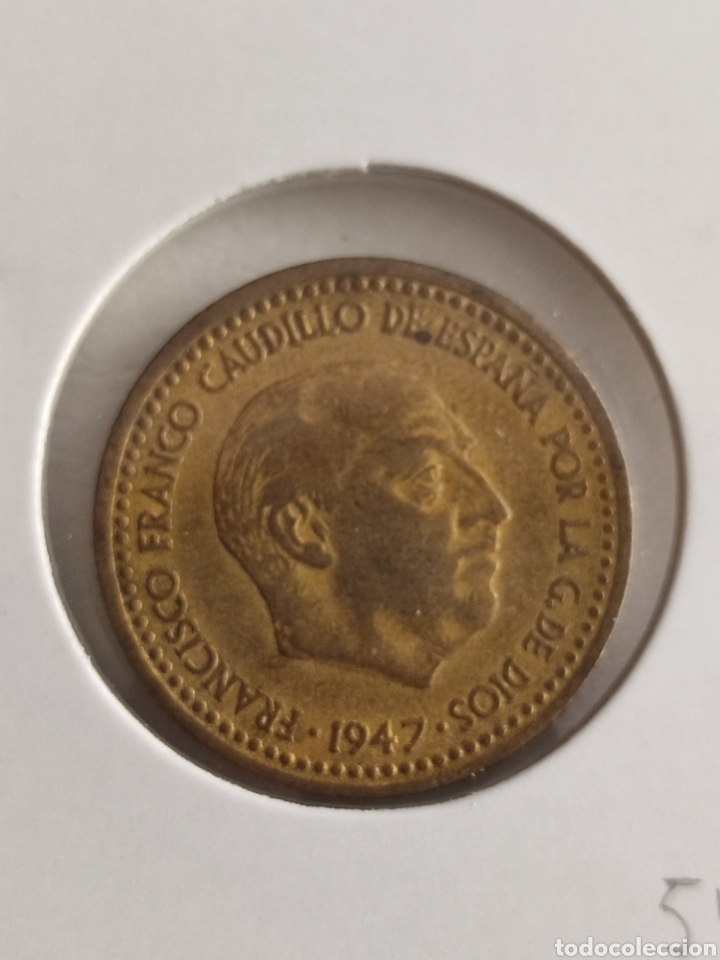 Monedas Franco: 275) Moneda 1 peseta 1947 *19-54 - Foto 2 - 284254353
