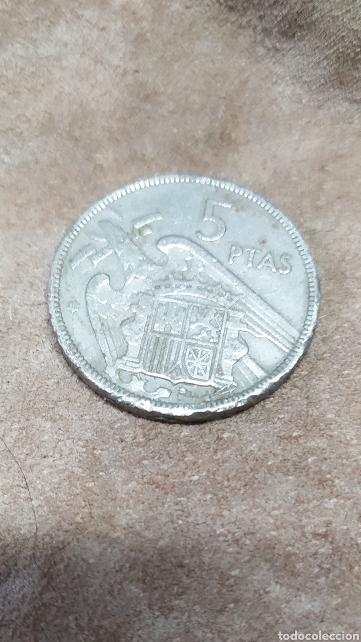 Monedas Franco: 5 ptas 1957 Espa&ntilde;a - Foto 1